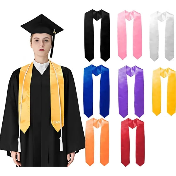 2025 Graduation Stoles Satin Unisex