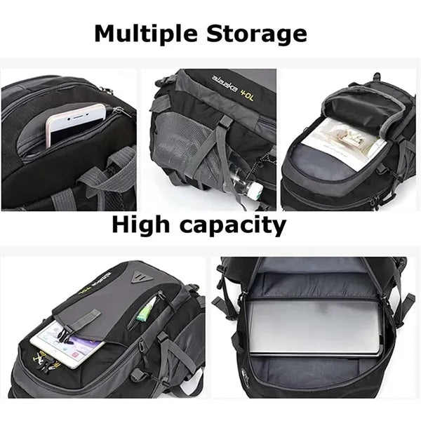 Outdoor Hiking Backpack Durable Laptop USB Charging Student