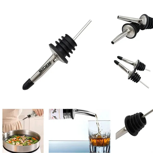 Stainless Steel Pourers Olive Oil Spout with Sealed Dust Cap