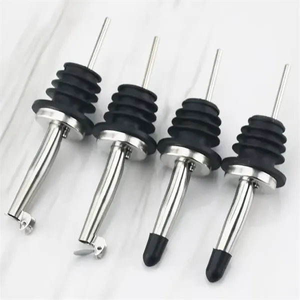 Stainless Steel Pourers Olive Oil Spout with Sealed Dust Cap