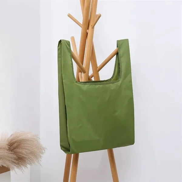 Foldable Grocery Bag w/ Durable Ripstop Polyester Fabric