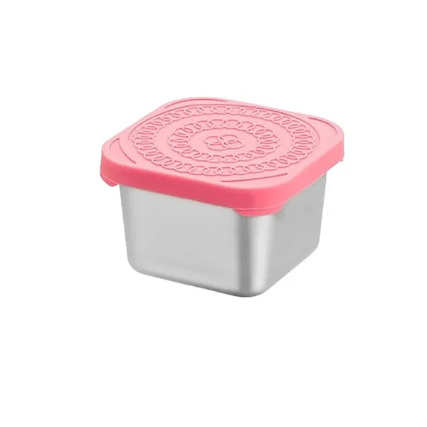 6oz Stainless Steel Snack Containers