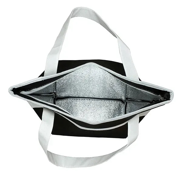 Zipper Cooler Tote 6-Pack Size