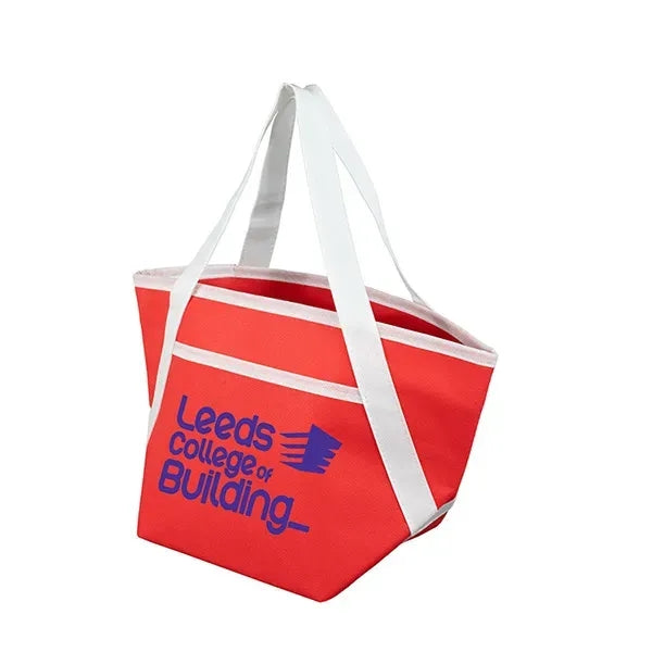 Zipper Cooler Tote 6-Pack Size