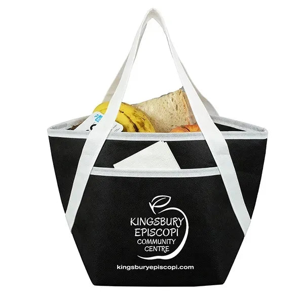 Zipper Cooler Tote 6-Pack Size