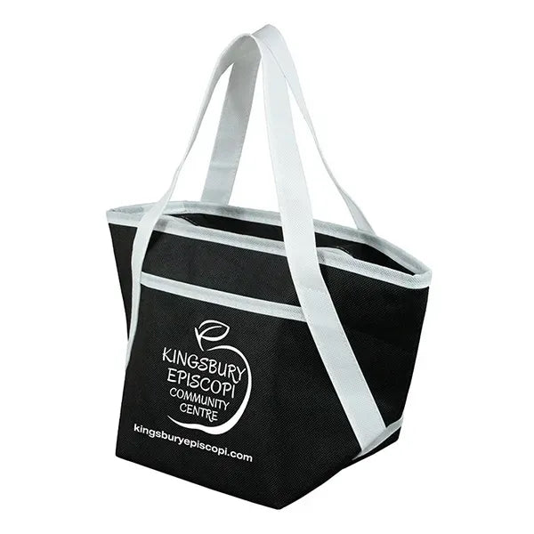 Zipper Cooler Tote 6-Pack Size