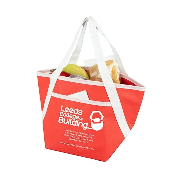 Zipper Cooler Tote 6-Pack Size