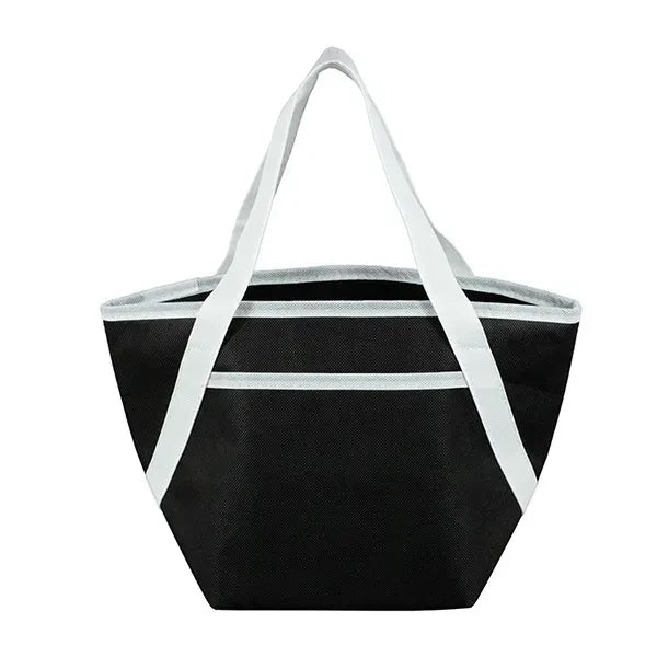 Zipper Cooler Tote 6-Pack Size
