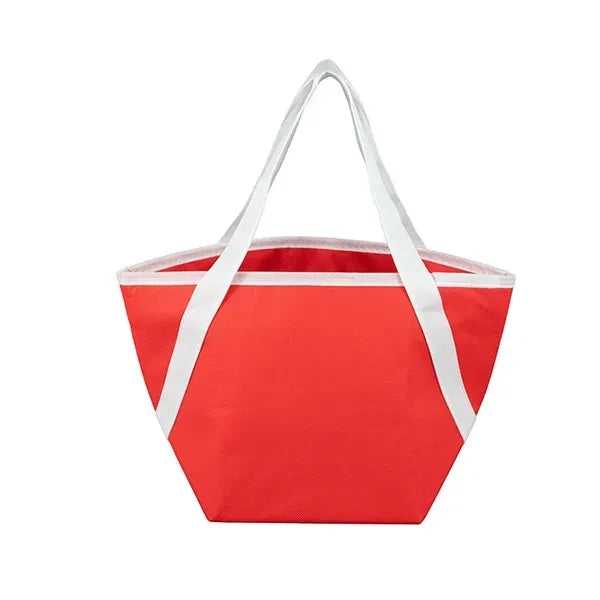 Zipper Cooler Tote 6-Pack Size