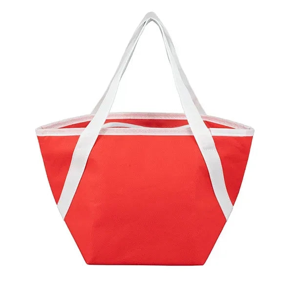 Zipper Cooler Tote 6-Pack Size
