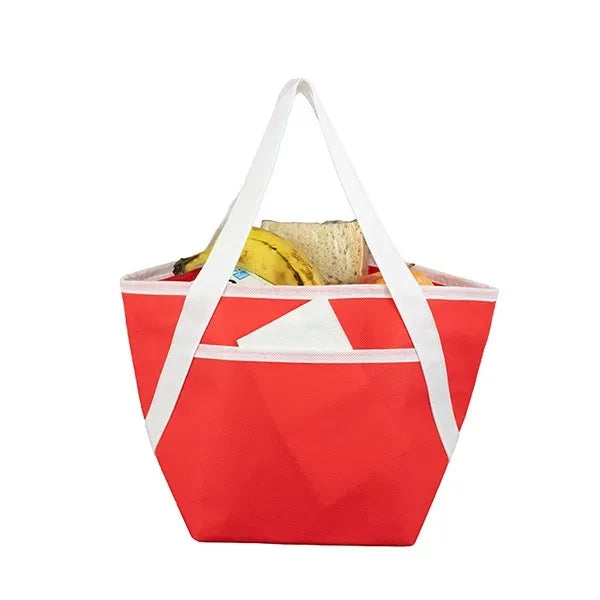 Zipper Cooler Tote 6-Pack Size