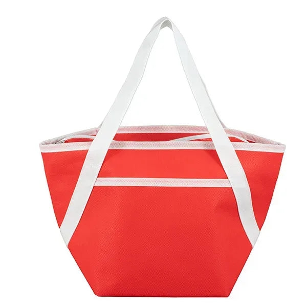 Zipper Cooler Tote 6-Pack Size