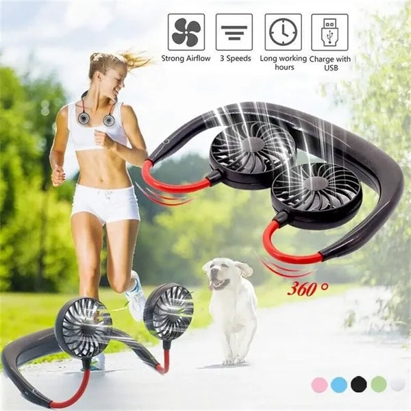 Hands Free Portable Neck Fan