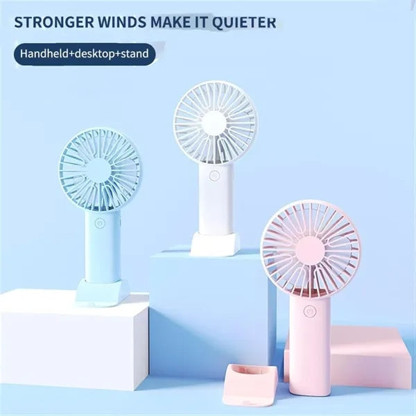 Handheld Desk Fan With Stand