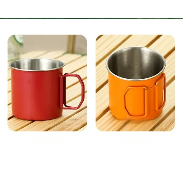 Folding Outdoor Stainless Steel Cup