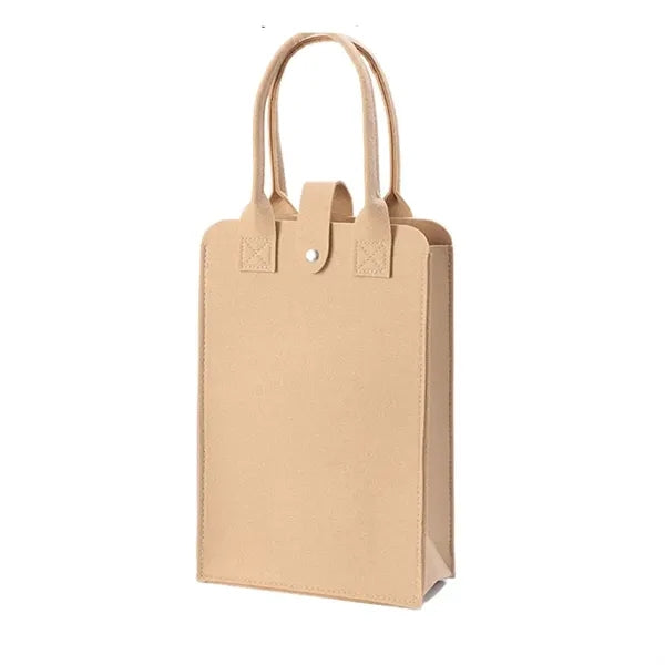 2-Bottle Felt Wine Bag