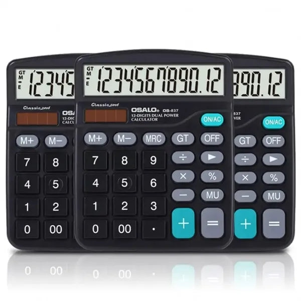 12-digit Dual-power Calculator
