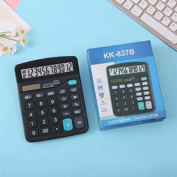 12-digit Dual-power Calculator