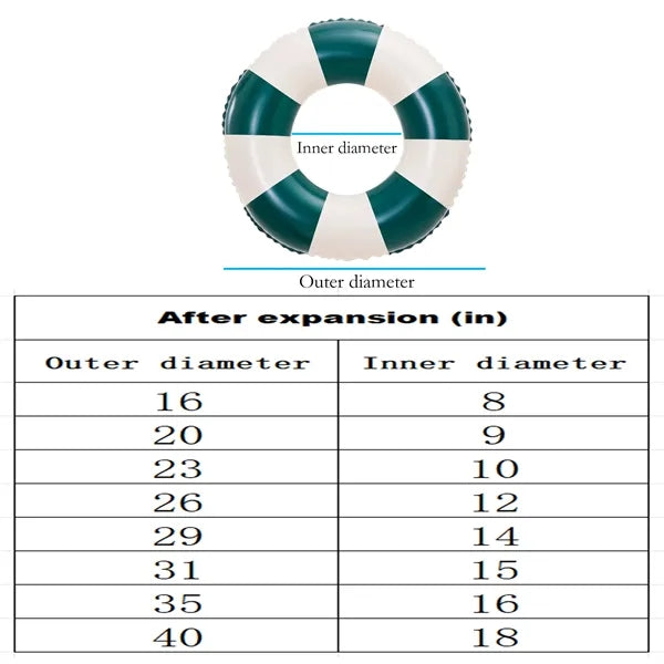 Environmental PVC Material Inflatable Swim Ring Tubes