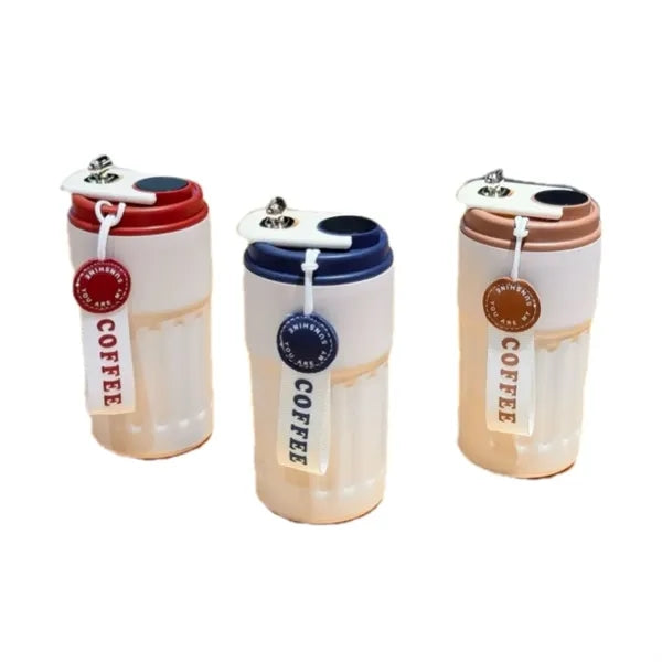 Travel Coffee Tumbler 15 oz, Insulated Mug with Lid