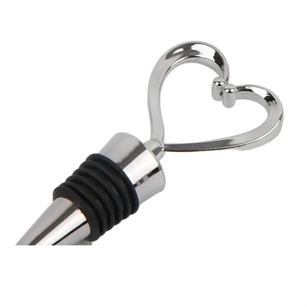Heart Shape Plastic Wine Bottle Stopper