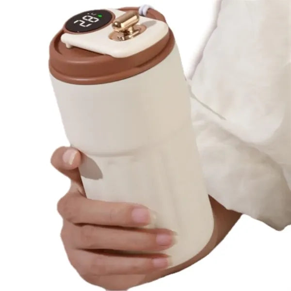 Travel Coffee Tumbler 15 oz, Insulated Mug with Lid