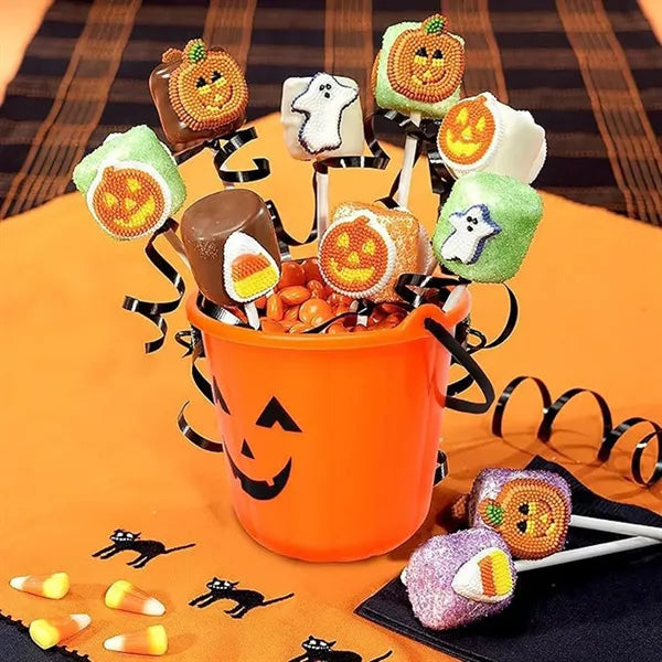 Halloween Trick or Treat Bucket Jack O Lantern Candy Basket