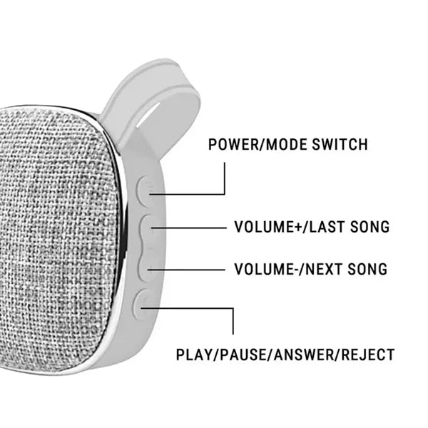 Portable Bluetooth Speaker Outdoor Wireless Pocket Size
