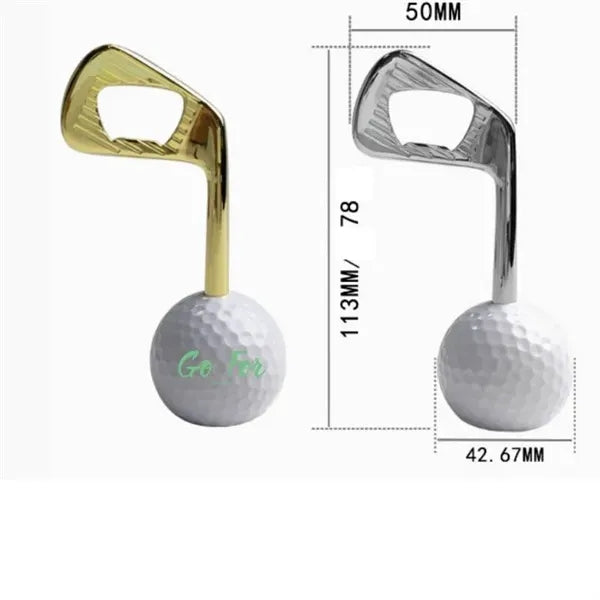 Beer Opener Golf Ball Zinc Alloy