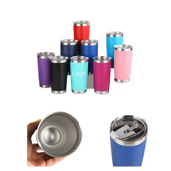 20 oz Stainless Steel Tumbler W/ Lid