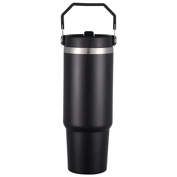 30 oz Stainless Steel Tumbler W/ Straw