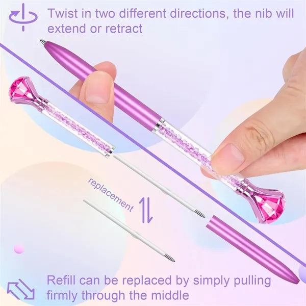 Diamond Pen with Crystal