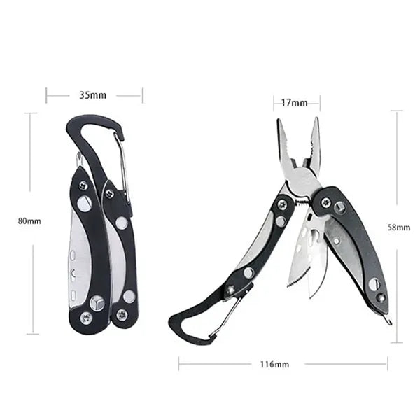 Multitool Lightweight Stainless Steel Keychain Pocket Pliers