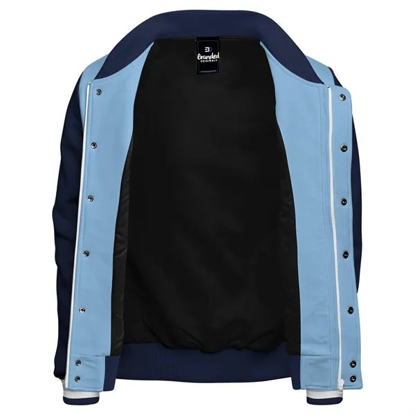 Build Your Own Fleece Stormfront Varsity Jacket: Satin Lined