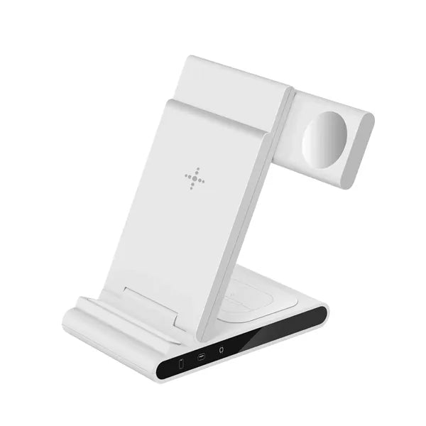 Foldable wireless charging dock