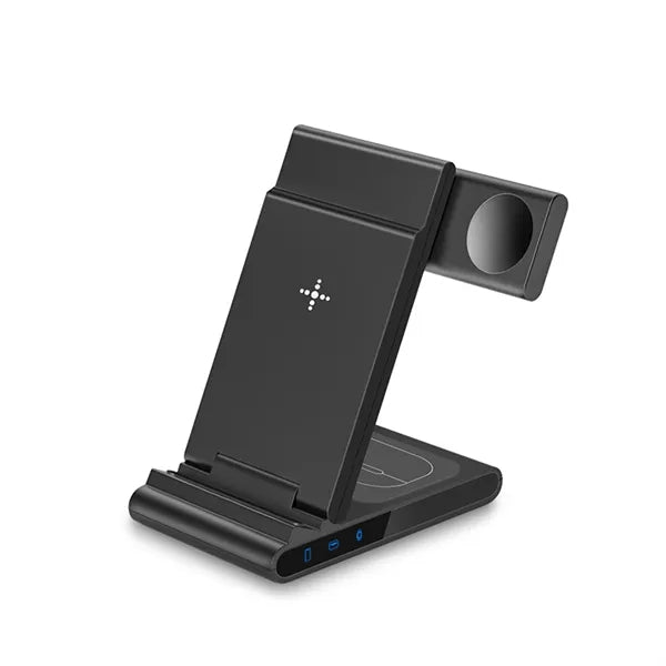 Foldable wireless charging dock