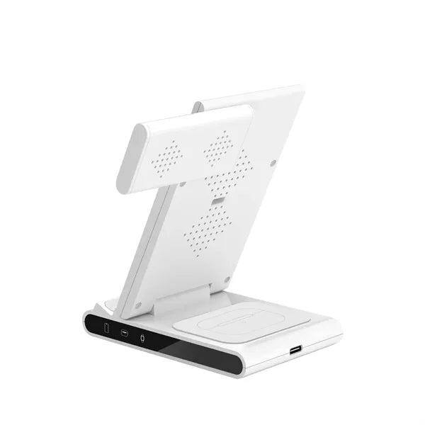 Foldable wireless charging dock