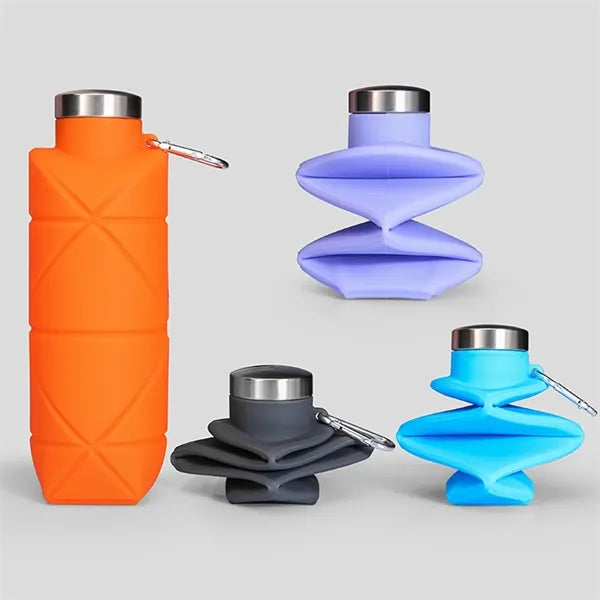 23OZ Collapsible Silicone Water Bottle