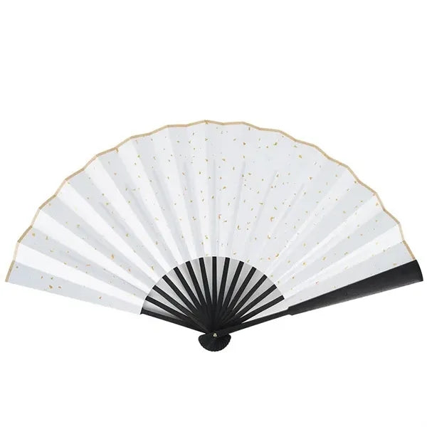Large Hand Folding Fabric Fan 13"