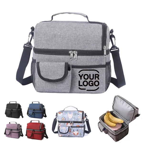 8L Double Compartment Lunch Bag