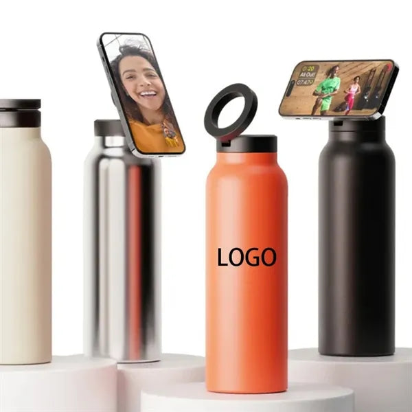 24 oz Magnetic Sports Insulated Water Bottle