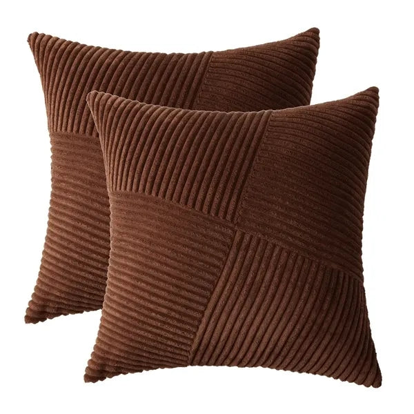 Throw Pillow Covers Neutral Taupe Boho Decorative
