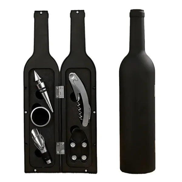 5 Piece Stainless Steel Wine Tool Set Corkscrew