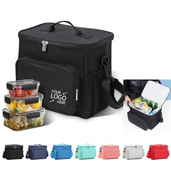 Insulated Lunch Bag With Adjustable Shoulder Strap