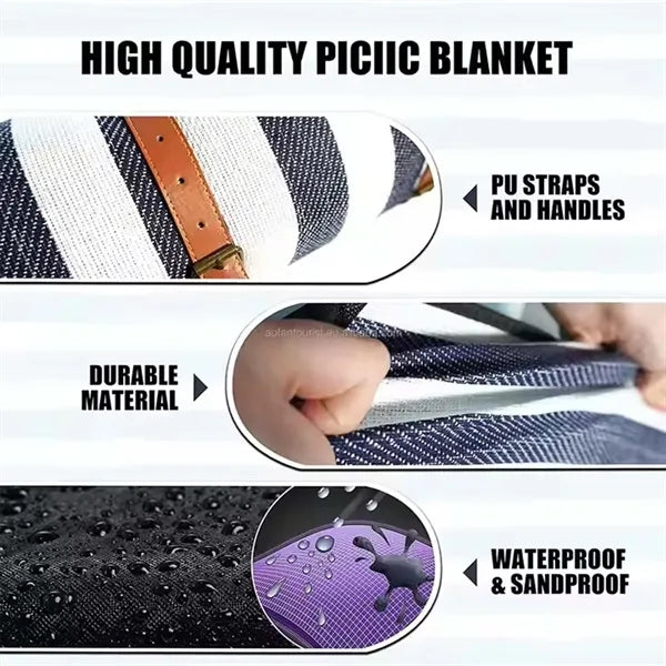 Portable Picnic Outdoor Park Beach Blanket