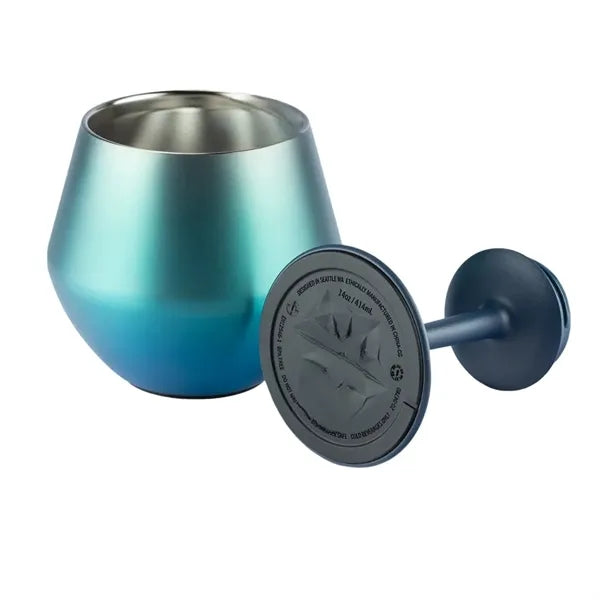 Stainless Steel Iced Drinks Wine Glass