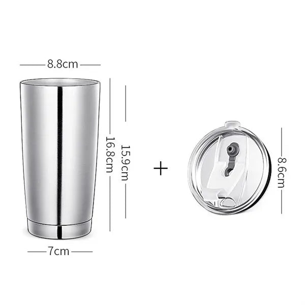 20oz Stainless Steel Tumbler Fit Car Cup Holder