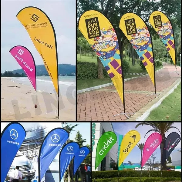 Knife Advertising Beach Flags