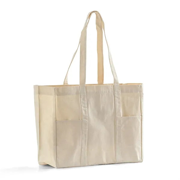 Organic Utility Canvas Tote Bag
