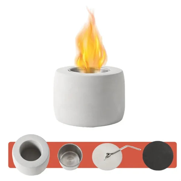 Modern Tabletop Fire Pit Bowl Mini Portable Fireplace Indoor